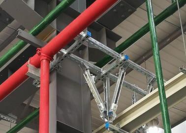 霍林郭勒该抗震支架的整体式支吊架结构协调性好
